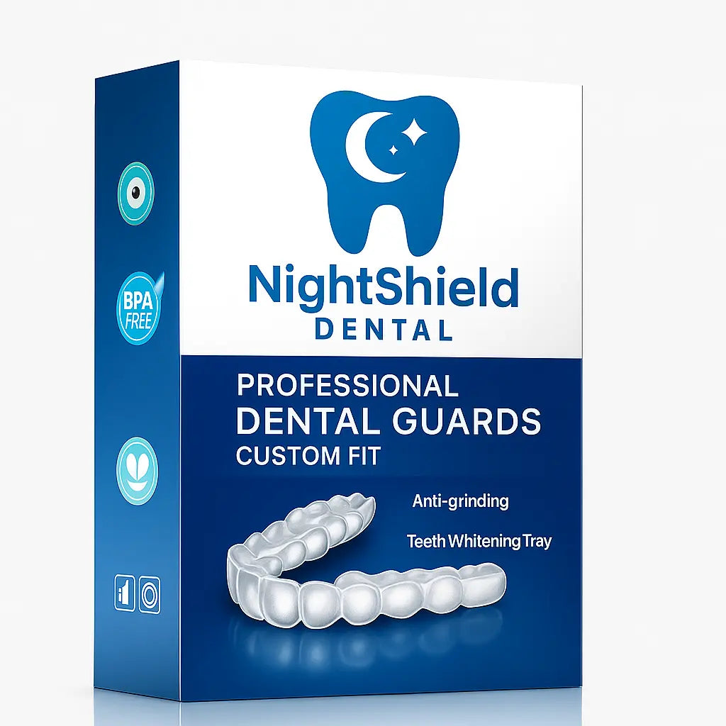 Box of Night Shield Dental professional dental guards on a white background